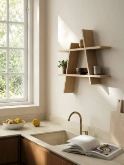 A-Shelf vägghylla Large 78x12x67 cm Oak