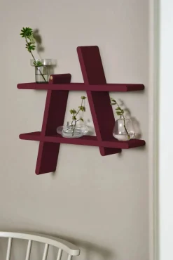 A-Shelf vägghylla Special Edition Wine red L 78x12x67 cm