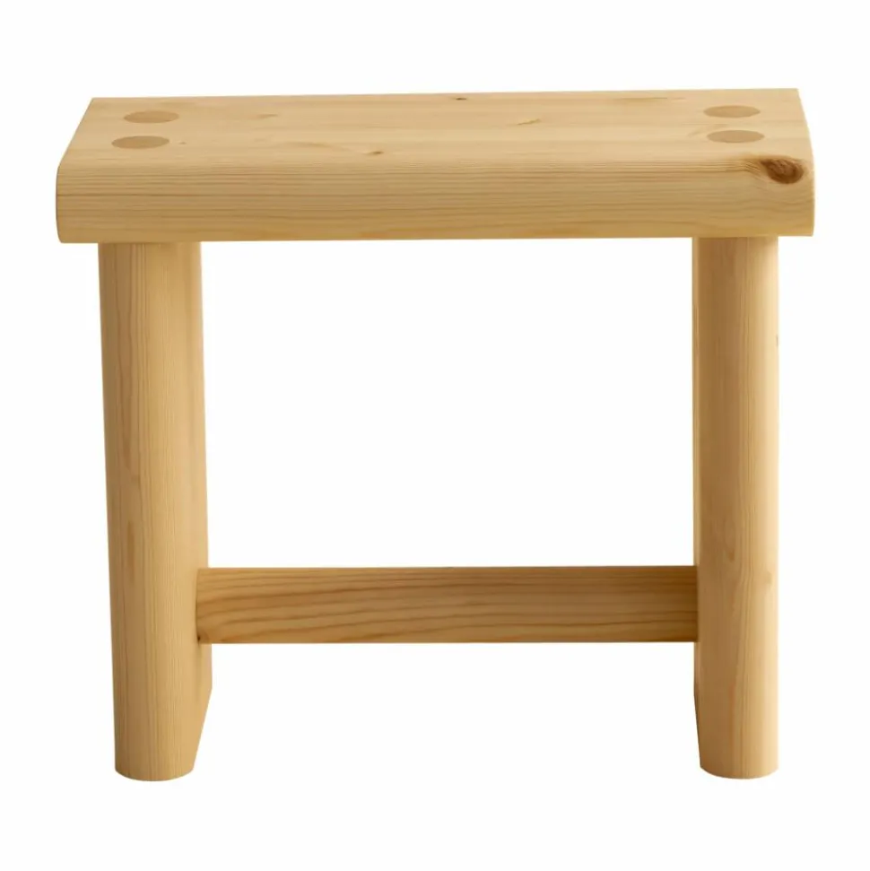 002 Ast Stool pall Matt oljevaxad furu 55x26x45 cm