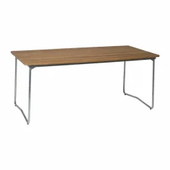 B31 matbord 170x92 cm Teak-varmförzinkat stativ