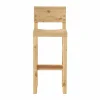 001 Bar Stool barstol Matt oljevaxad furu 75 cm