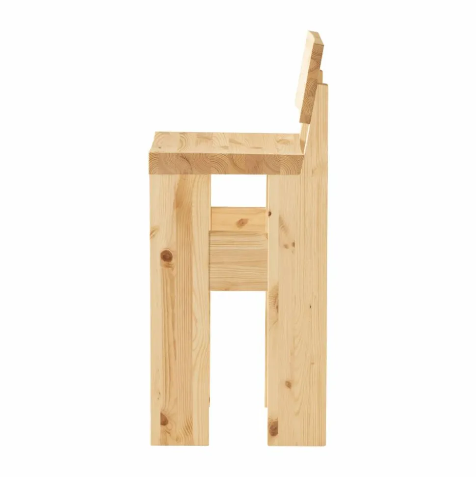 001 Bar Stool barstol Matt oljevaxad furu 75 cm