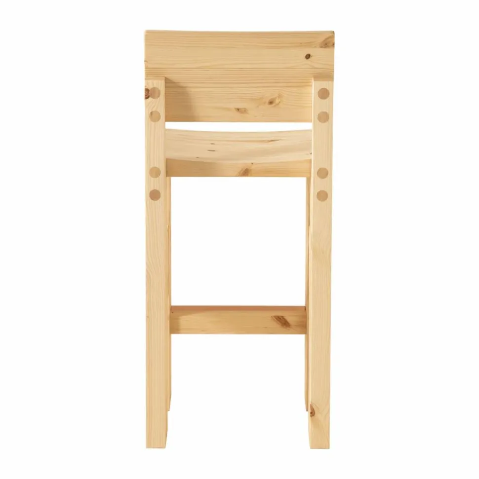 001 Bar Stool barstol Matt oljevaxad furu 65 cm