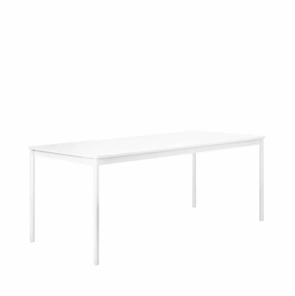 Base matbord white abs kant 190x85cm