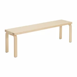 168B bänk Solid seat natural lacquered