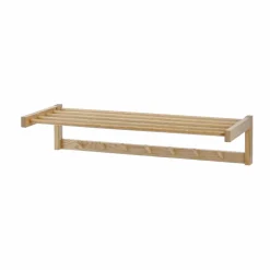Bäckebo hatthylla Ek 7 knoppar