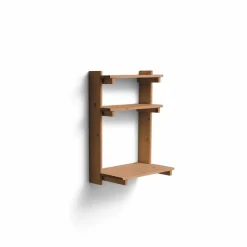 Beam Office Shelf hylla med skrivbord Deep brown pine 60x90 5x40 cm