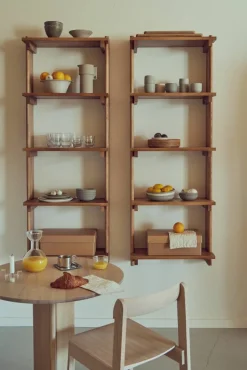 Beam Shelf vägghylla Deep brown pine 60x167x25 cm