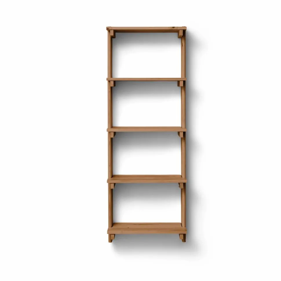 Beam Shelf vägghylla Deep brown pine 60x167x25 cm