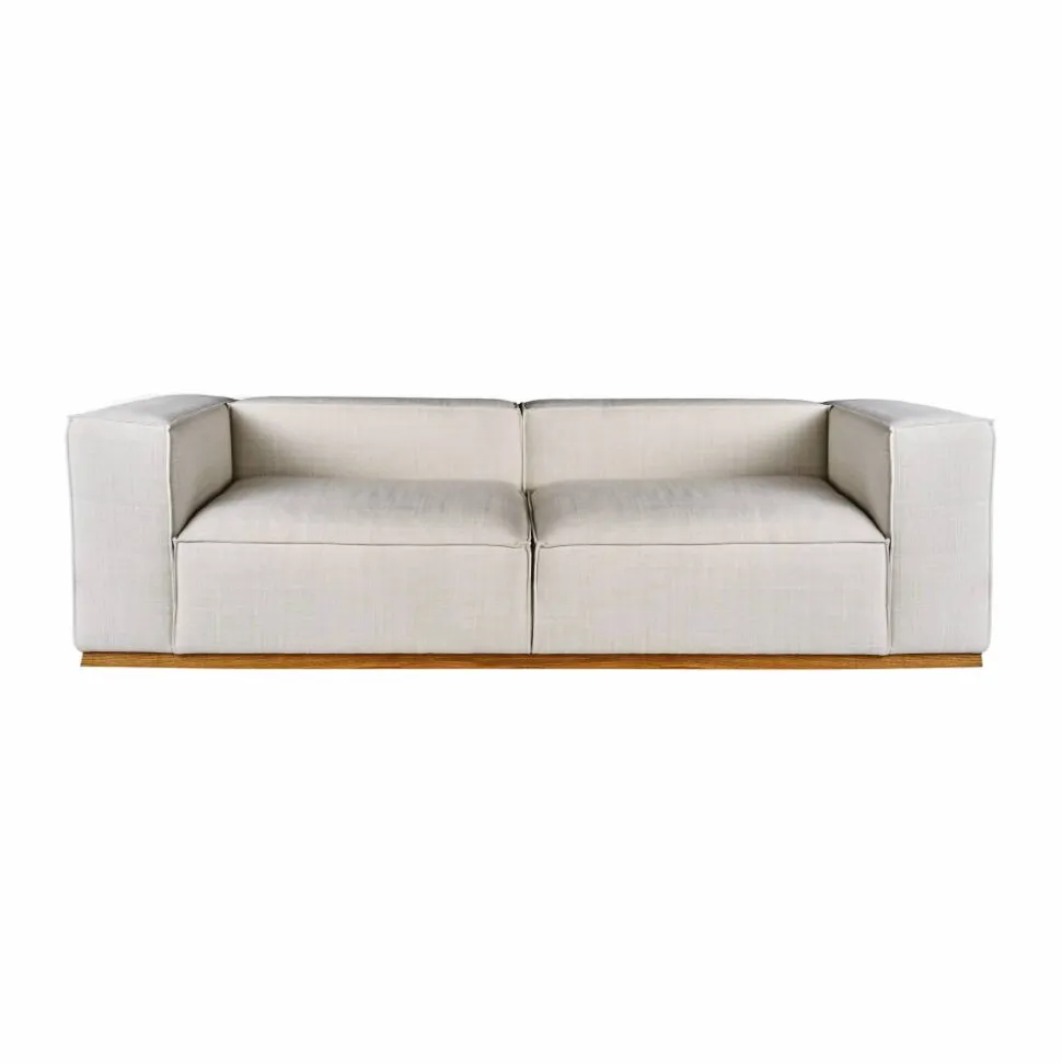 Bergsdal soffa Oslo Nature 1540-ekbetsad ask 3-sits