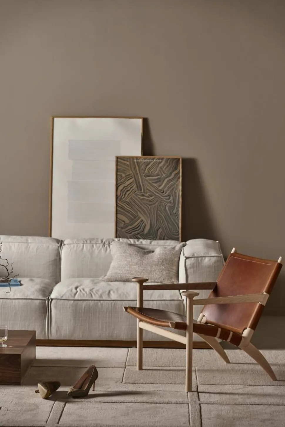 Bergsdal soffa Oslo Nature 1540-ekbetsad ask 3-sits