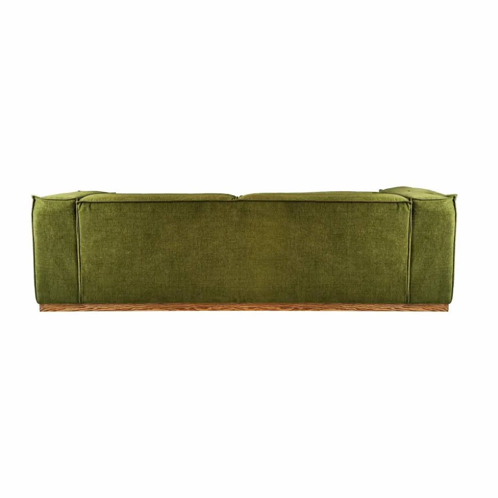 Bergsdal soffa Luiza Green 3975-ekbetsad ask 3-sits