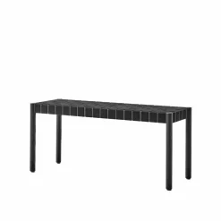 Betty TK4 bänk black svart flätad linnebandssits
