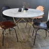 Big O Table matbord marmor indio rostfritt stativ