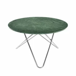 Big O Table matbord marmor indio rostfritt stativ