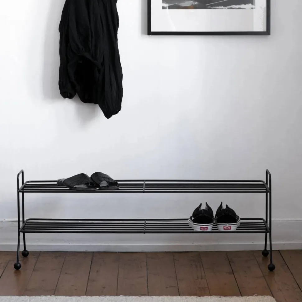 Bill Shoe Shelf L skohylla svart