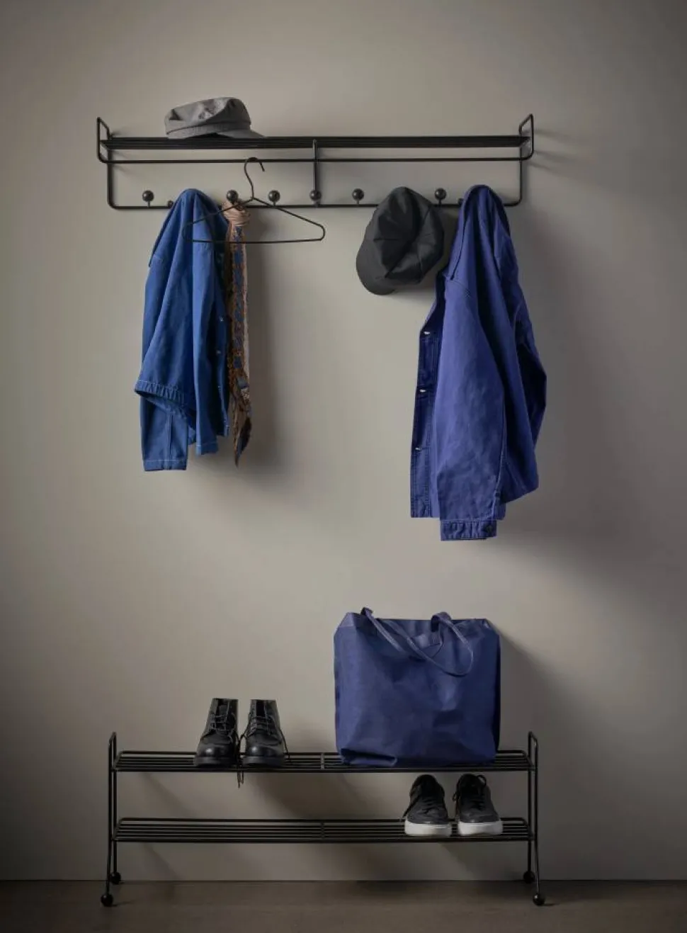 Bill Shoe Shelf L skohylla svart