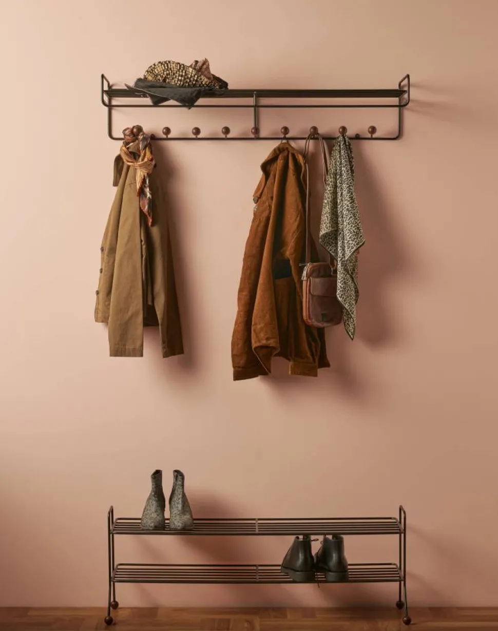 Bill Hat rack L hatthylla Svart-mörkbrun