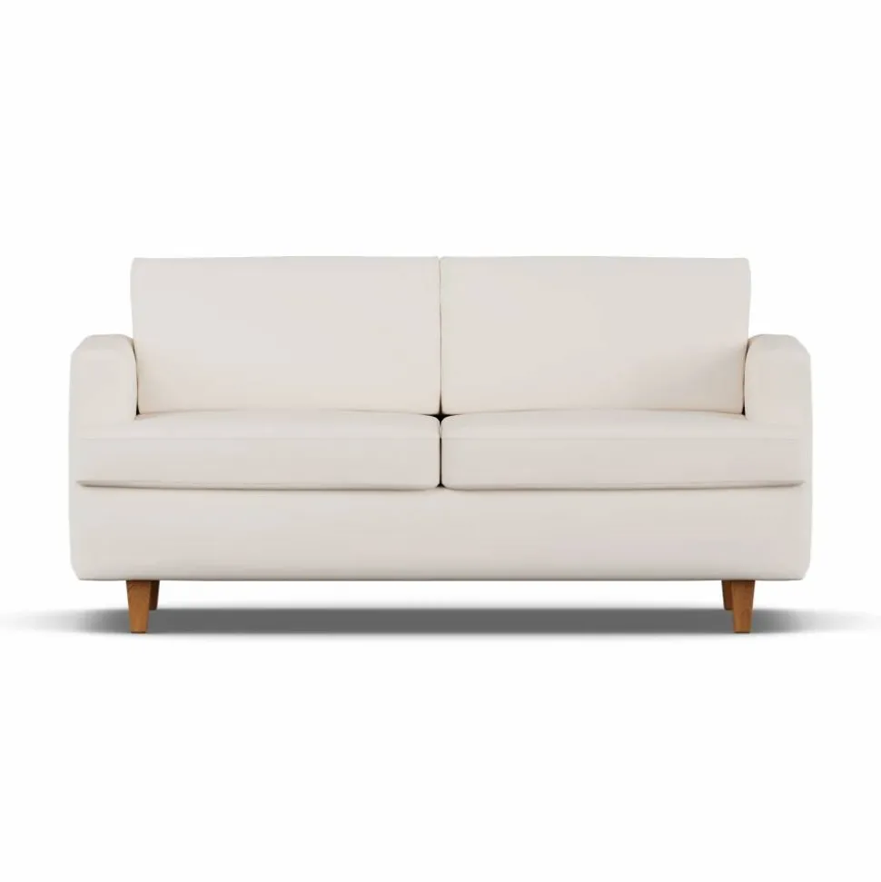 Binga 2 5-sits bäddsoffa Caleido Beige 9600-mörkbetsad ask