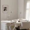 Binga 2 5-sits bäddsoffa Caleido Grey 1240-mörkbetsad ask