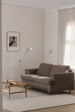 Binga 2 5-sits bäddsoffa Jump Brown 1955-mörkbetsad ask