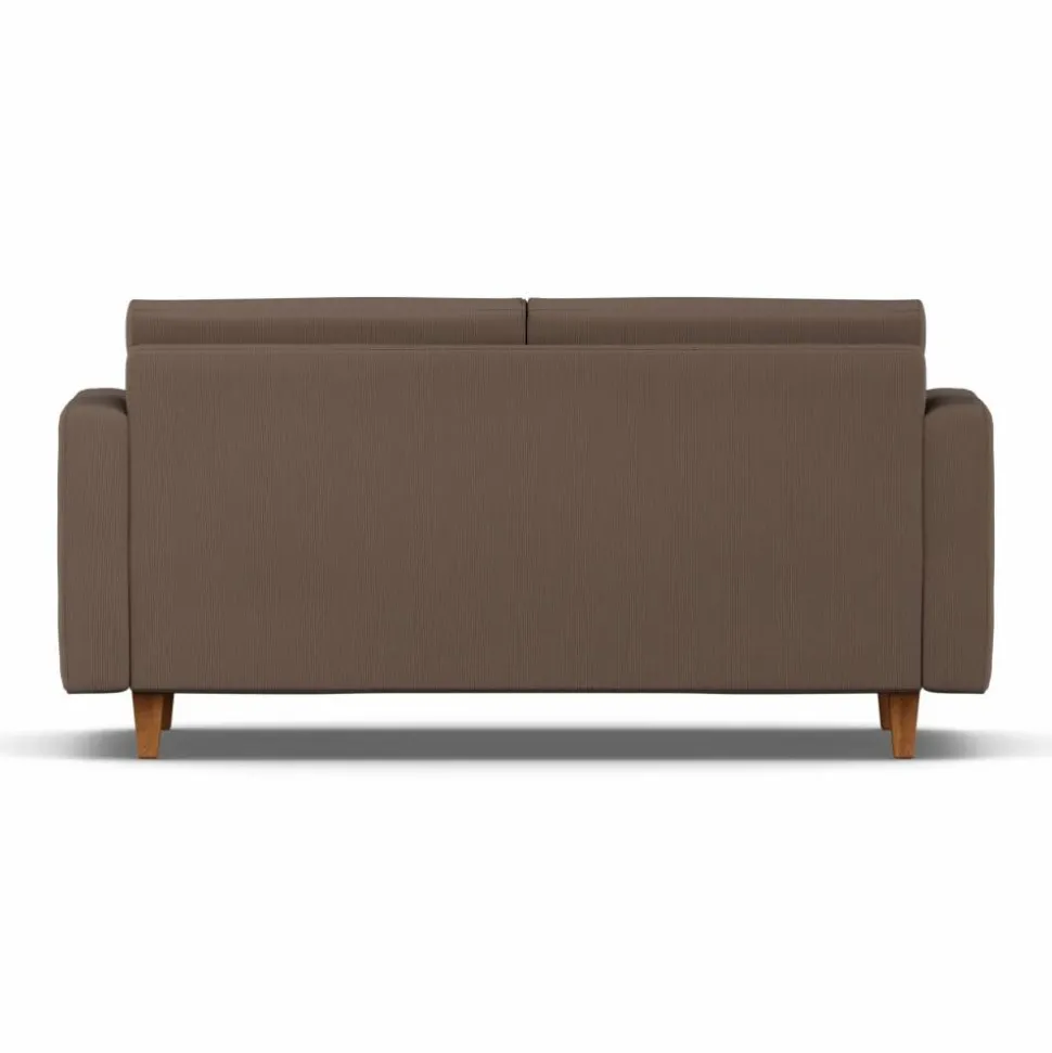 Binga 2 5-sits bäddsoffa Jump Brown 1955-mörkbetsad ask