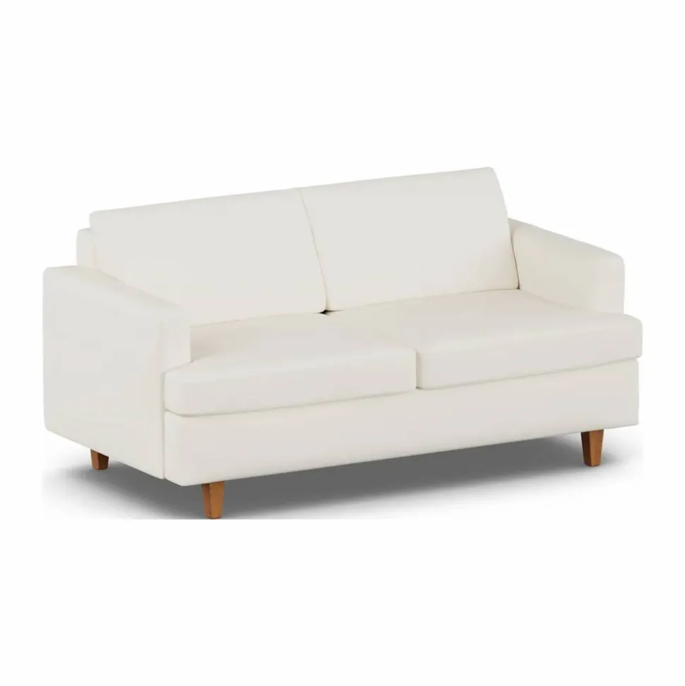 Binga 2 5-sits bäddsoffa Jump Off White 1954-mörkbetsad ask