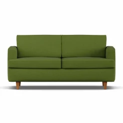 Binga 2 5-sits bäddsoffa Luiza Green 3975-mörkbetsad ask