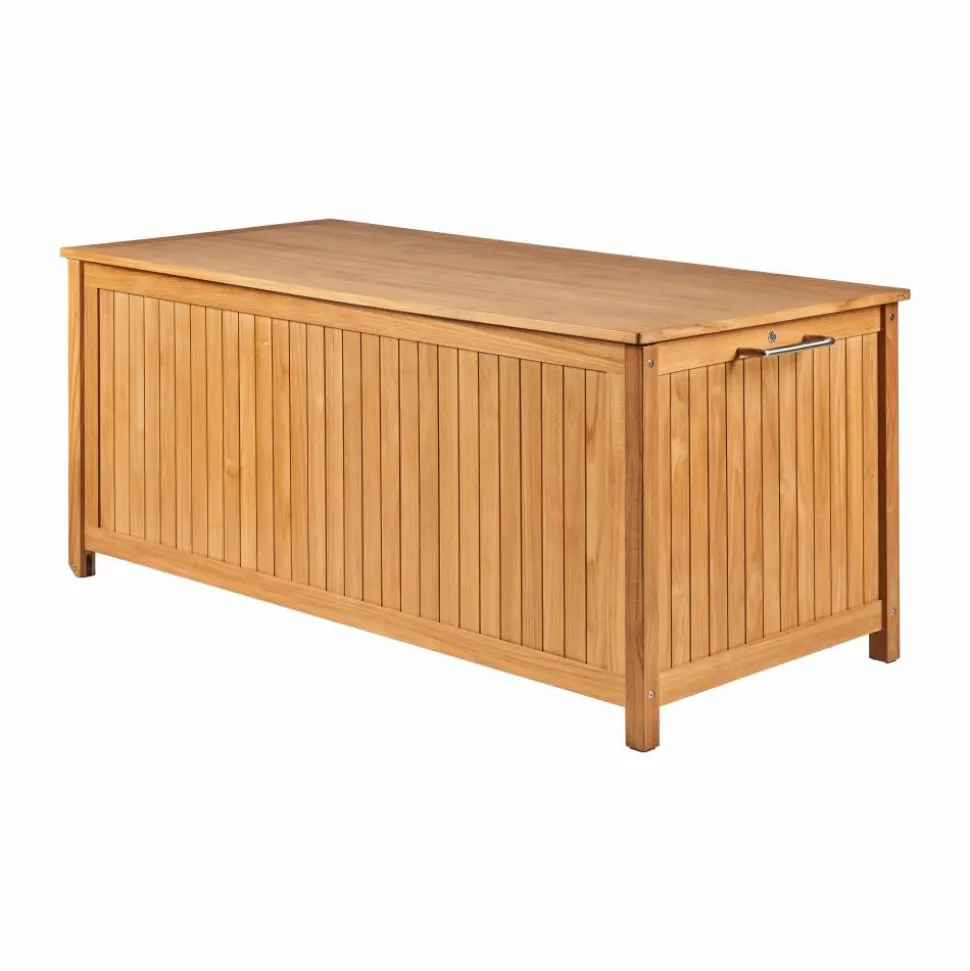 Bjärknäs dynbox med hjul L 180x85x75 cm Teak