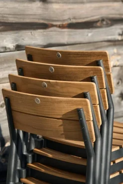 Björnö matgrupp med 4 stolar teak