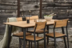 Björnö matgrupp med 4 stolar teak