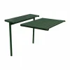 Bliss tilläggsskiva och ben 81x130 cm Dark green