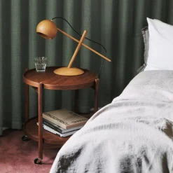 Bølling Tray Table model 50 rullbord clay oljat ekstativ