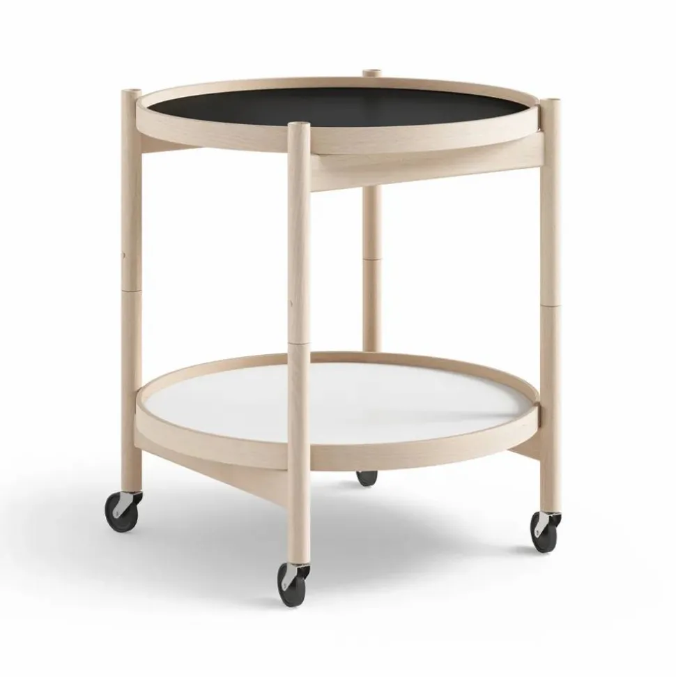 Bølling Tray Table model 50 rullbord base obehandlat bokstativ