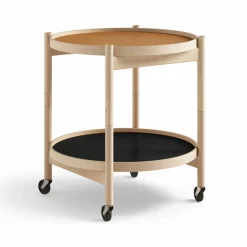 Bølling Tray Table model 50 rullbord clay oljat bokstativ