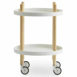 Block bord Ø45 cm Vit