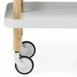 Block bord ljusgrå