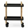 Block bord svart