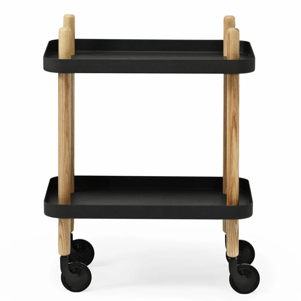 Block bord svart