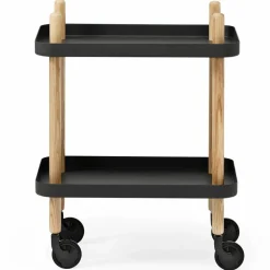 Block bord svart