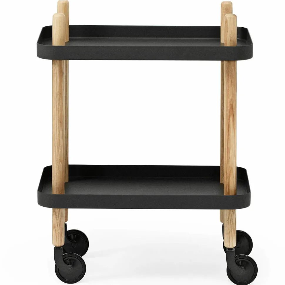 Block bord svart