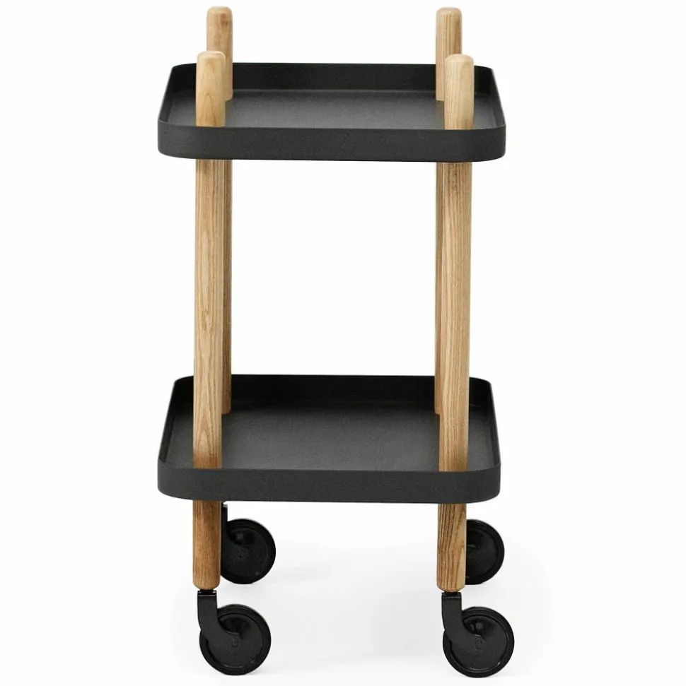 Block bord svart