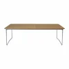 B31 matbord 230x92 cm Oljad ek-varmförzinkad stativ
