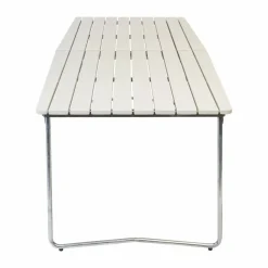 B31 matbord 230x92 cm Vitlackad ek-varmförzinkad stativ
