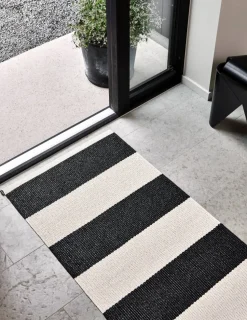 Bob gångmatta Black/vanilla 70x225 cm