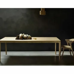 Bok matbord 220x95 cm Hårdvaxoljad ek