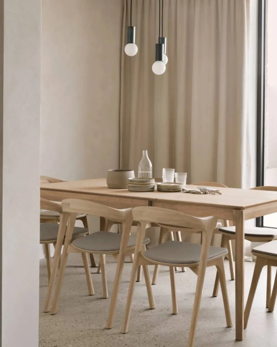 Bok stol Oak warm grey
