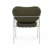 Bollo stol Vintage Olive-polished stainless steel