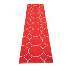 Boo gångmatta red/vanilla 70x300 cm