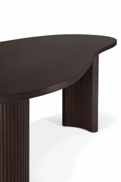 Boomerang skrivbord Dark brown mahogny 200x100x76 cm